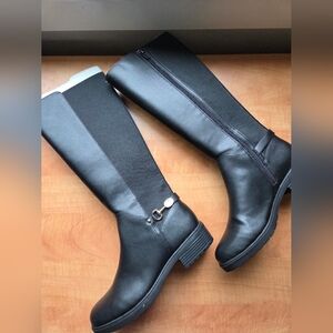 Giani Bernini Barnibee Leather Riding Knee-High Boots